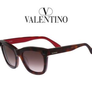 Valentino Sunglasses by Valentino Havana Rouge